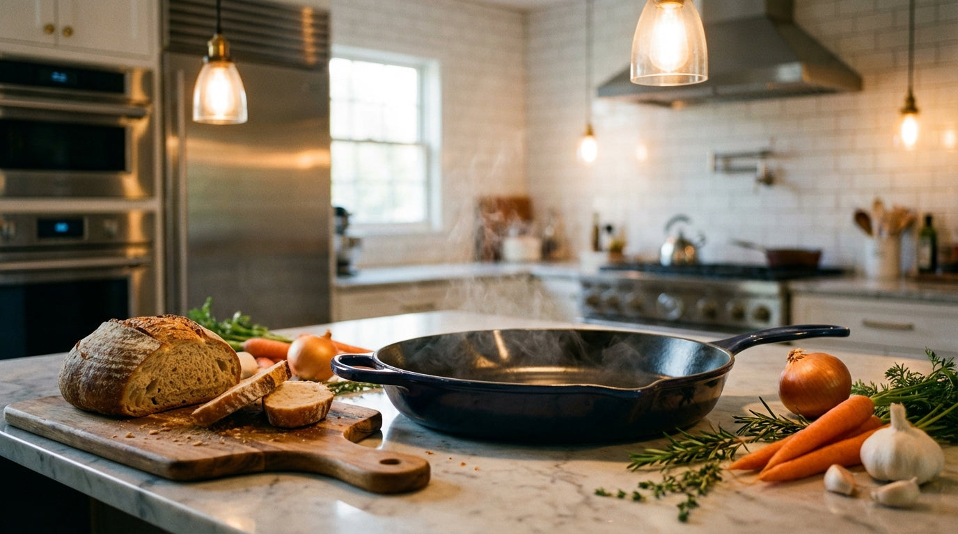 Enameled Cast Iron: PFAS-Free Workhorse for Bread, Stews, and Stir-Fry