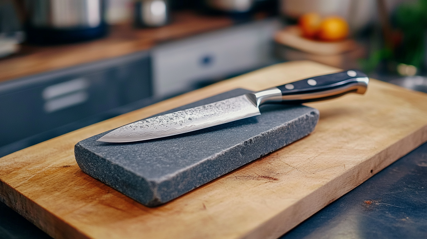 How to Sharpen a Knife with a Stone – Misen