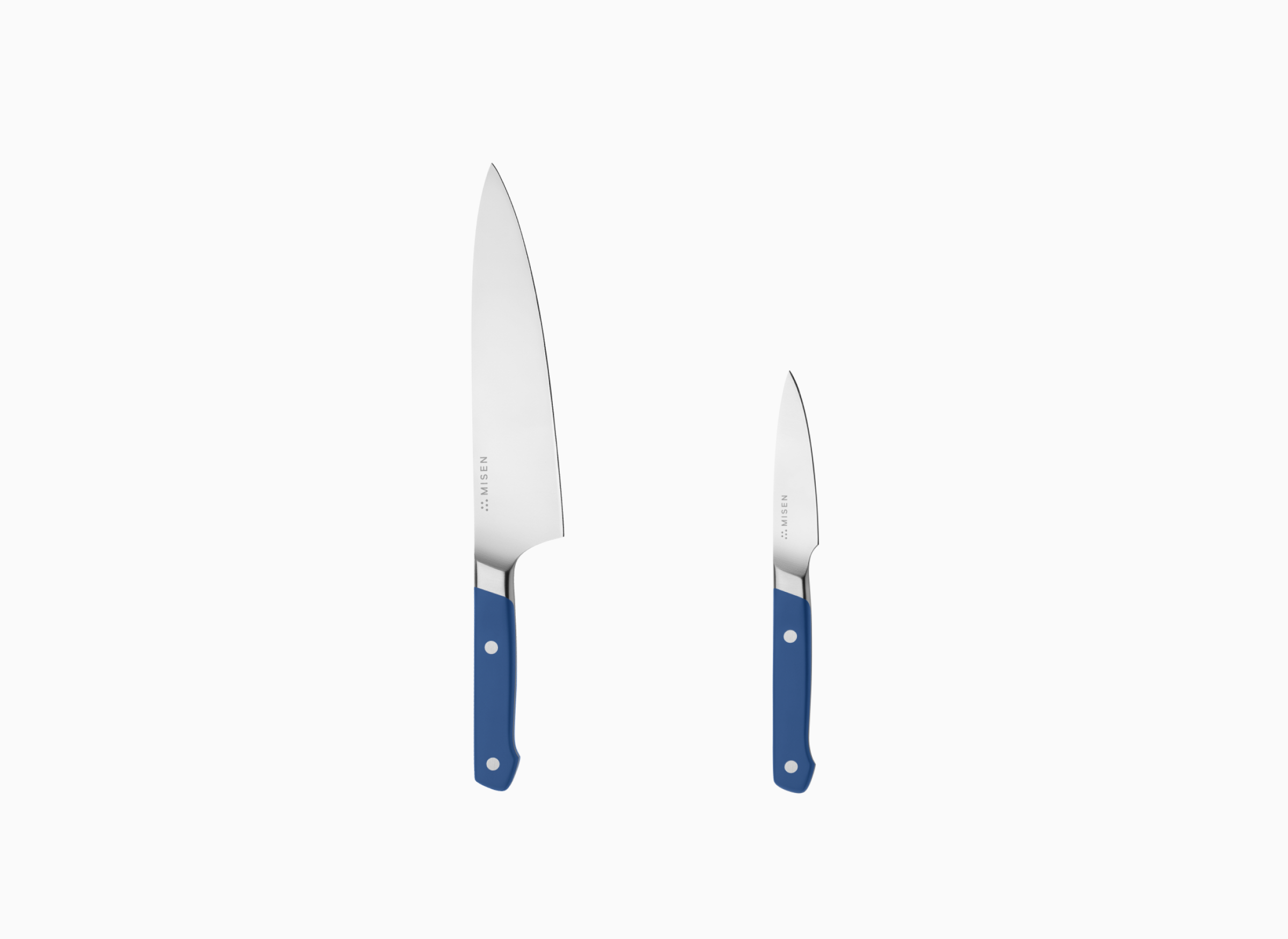 Two Piece Kitchen Knife Set Featuring an 8 Inch Chef and 6 Inch Boning Knife  Paired with Segmented Micarta Handle Scales. — Creative Guise Productions