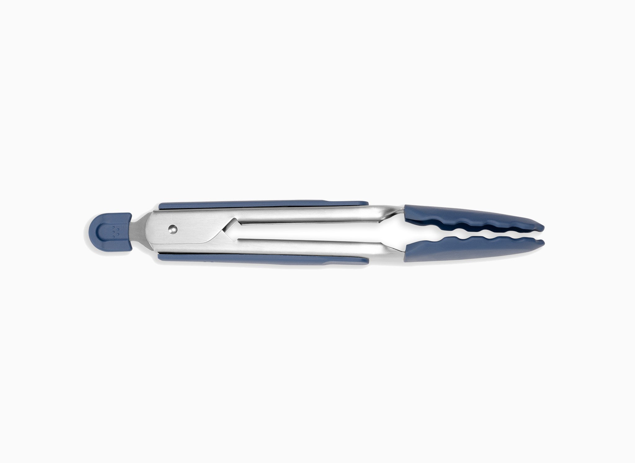 Misen | 2023 Best Silicone Tongs | Small | Blue