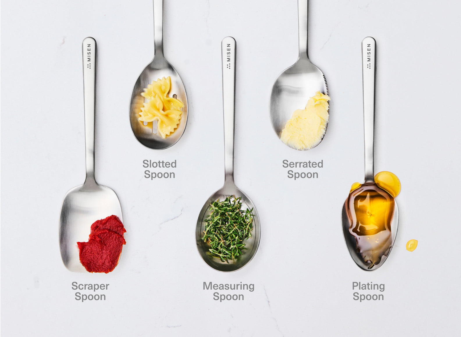 洋楽 Spoonful Productionz 5 PC Chef Spoon Set | Misen