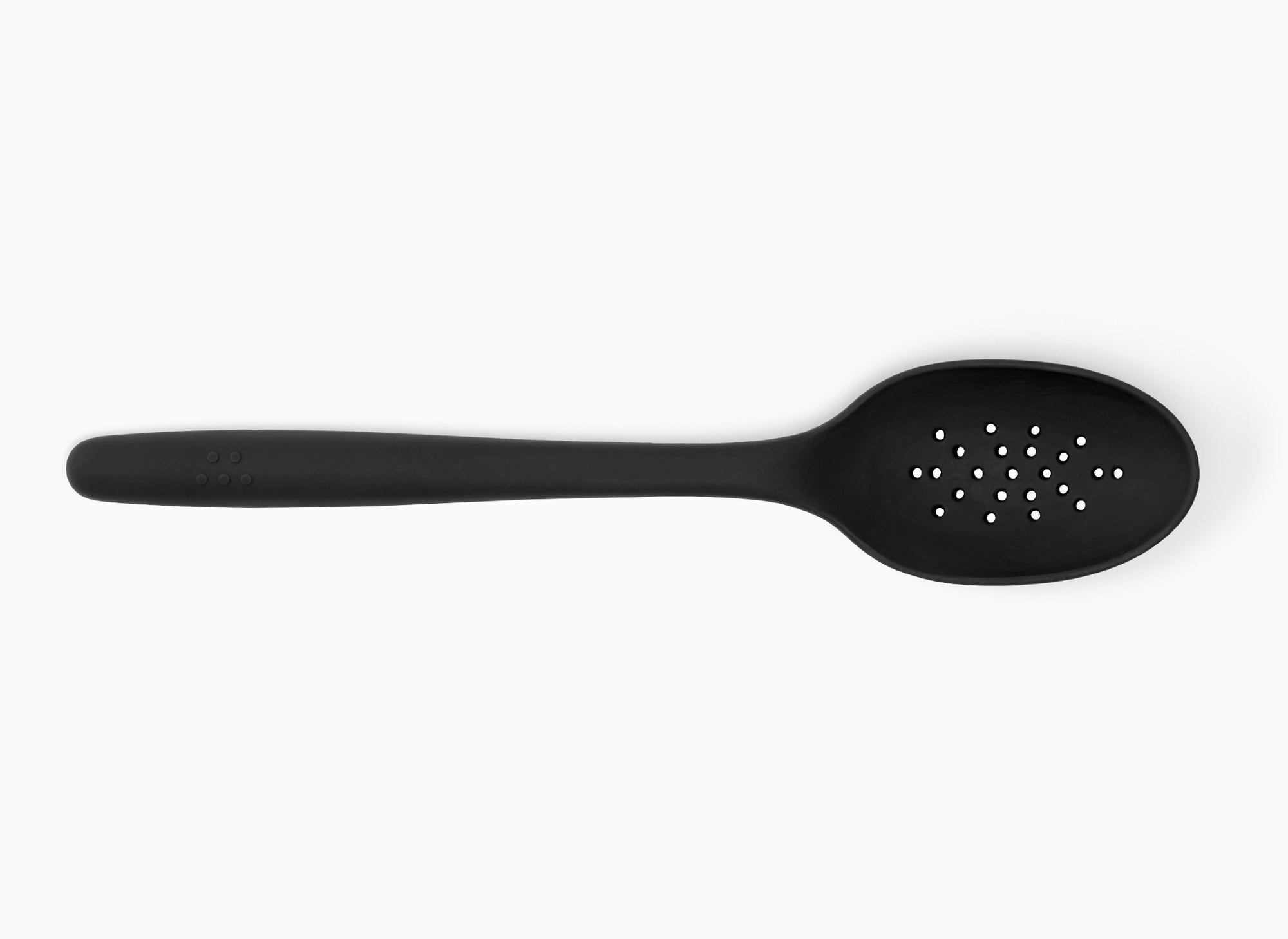 CALPHALON SLOTTED SERVING Spoon 5 Slots Nylon Silicone Black