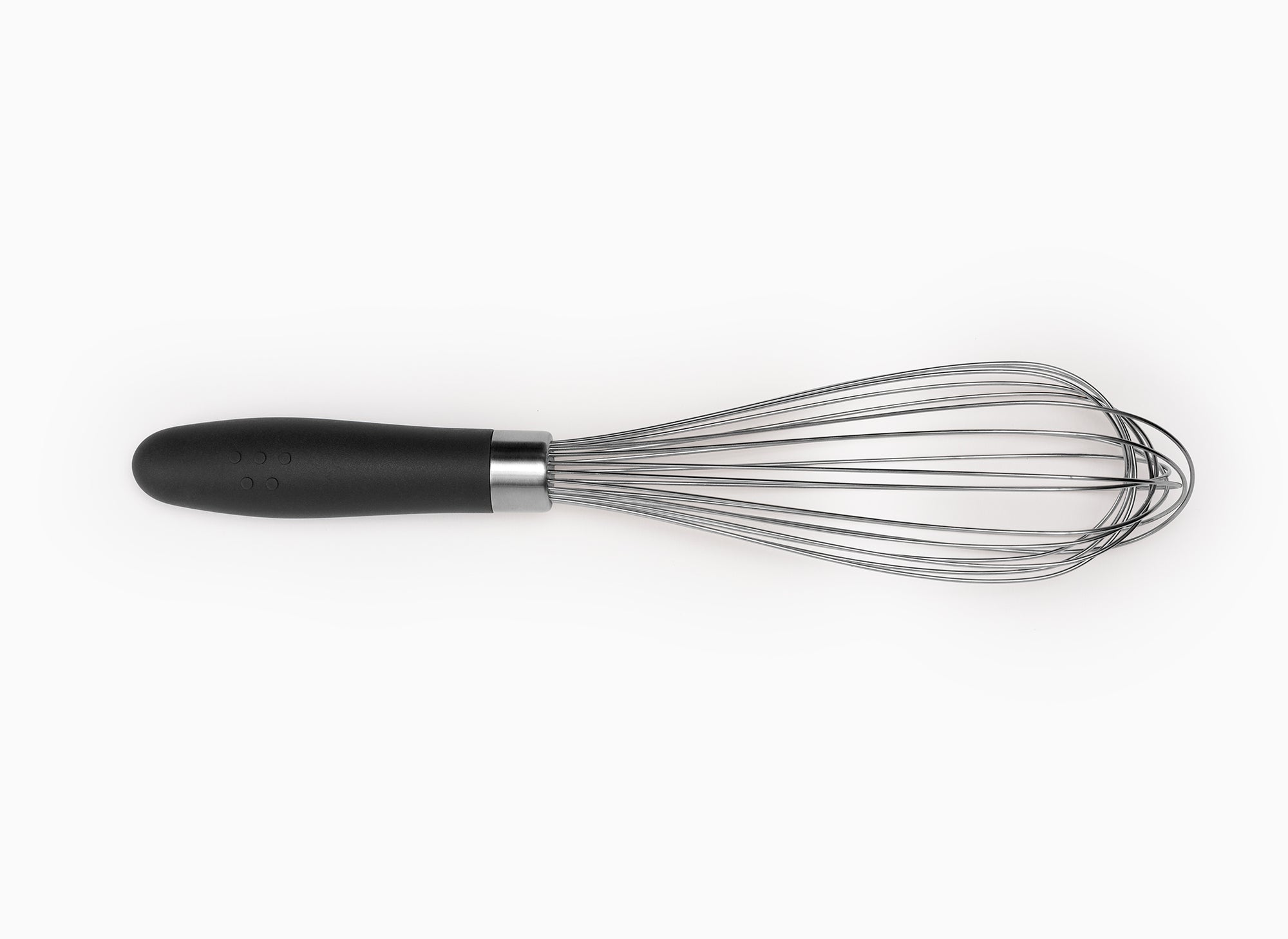  Misen Stainless Steel Whisk with Silicone Handle - Large  Balloon Whisks for Cooking - Metal Whisk for Stirring & Mixing, Black: Home  & Kitchen