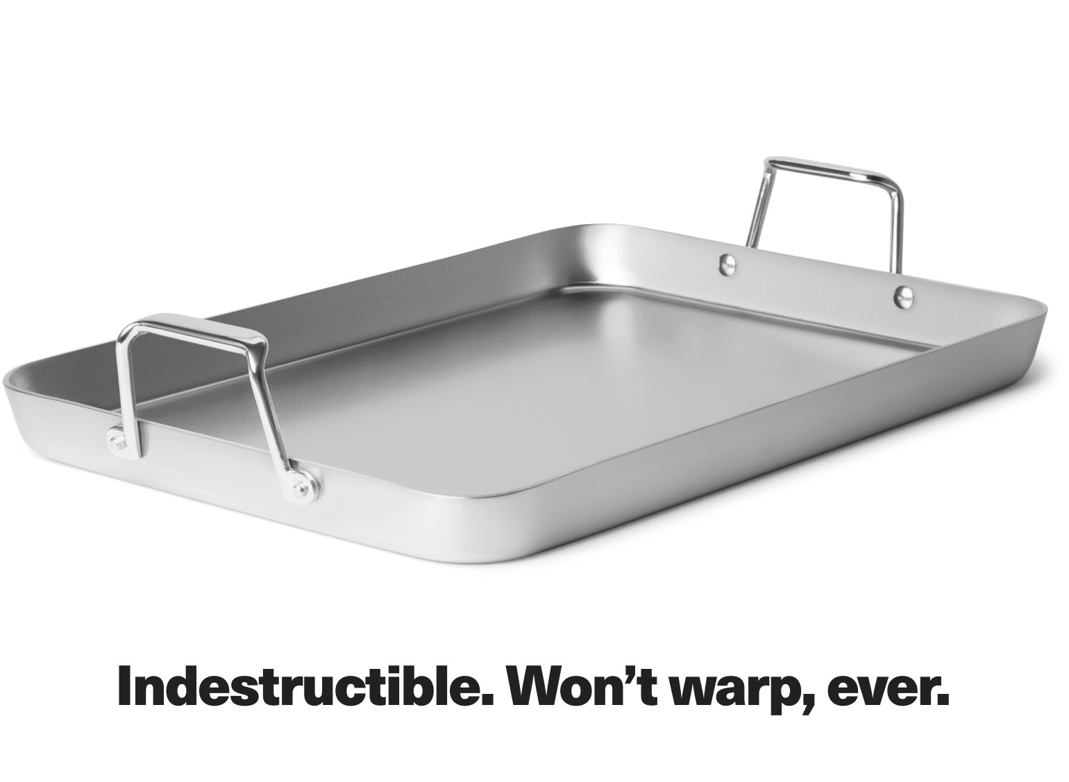 Shallow roasting pan with rack on sale