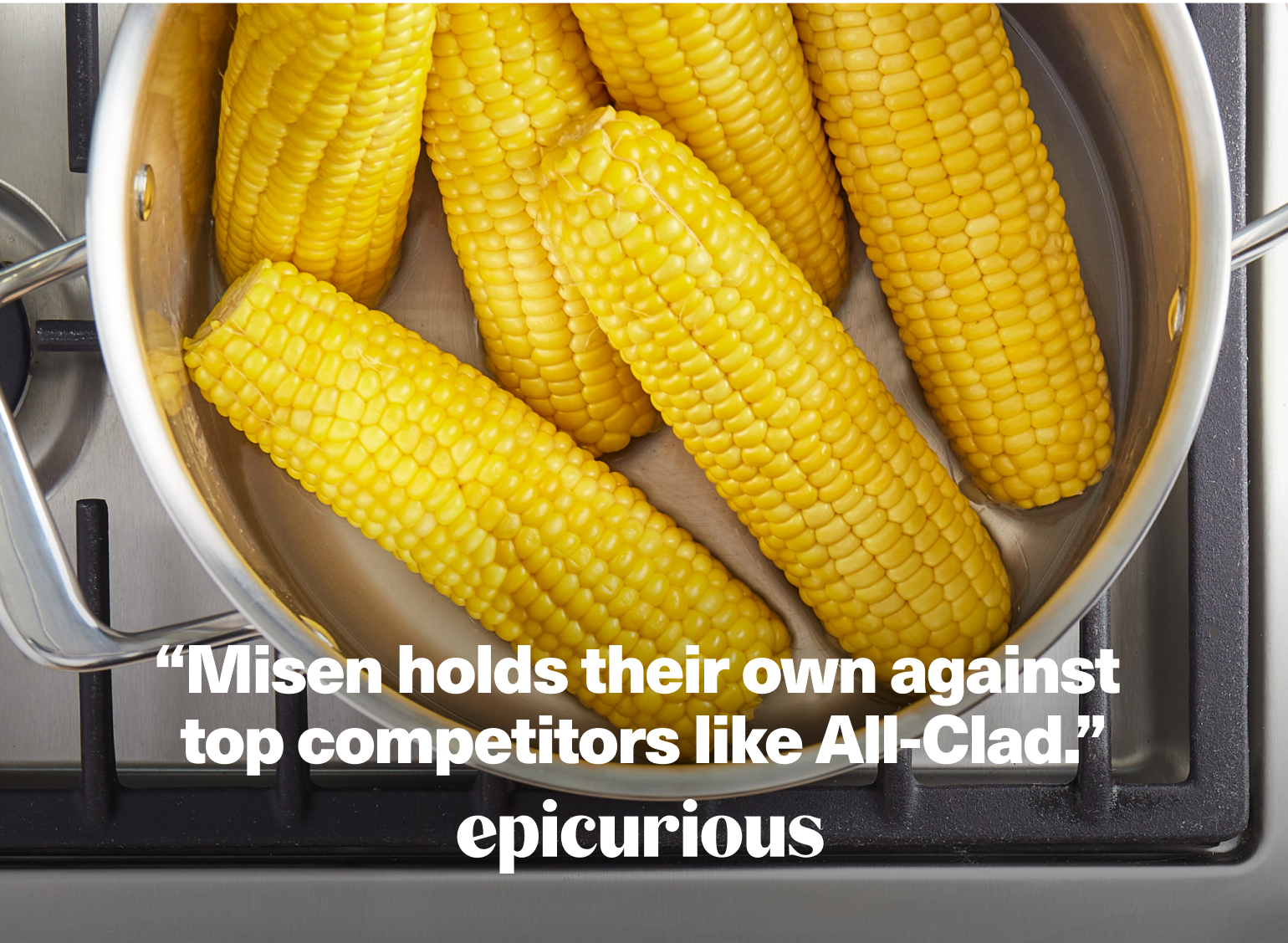 "Misen holds their own against top competitors like All-Clad." - Epicurious