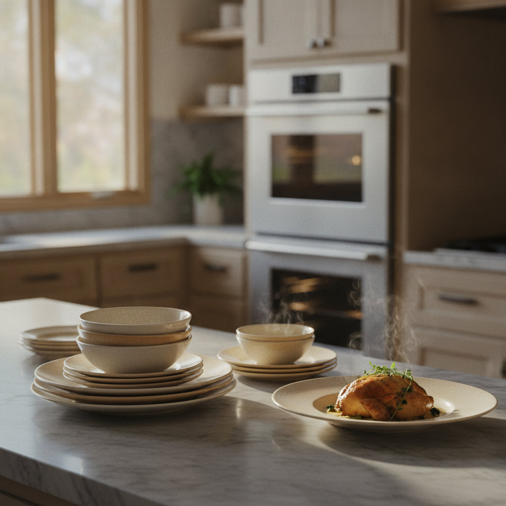 Oven-Safe Dinnerware for Cooking-to-Table Meals