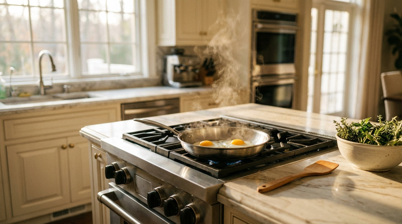 Skip Frying Skip the PTFE: Frying Pans That Release Eggs Without the Fumes – Misen