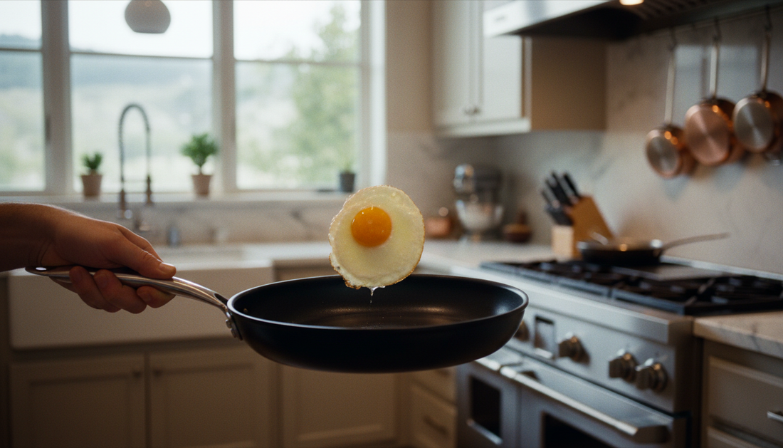 Non-Stick Egg Flip: The Wrist Flick Explained