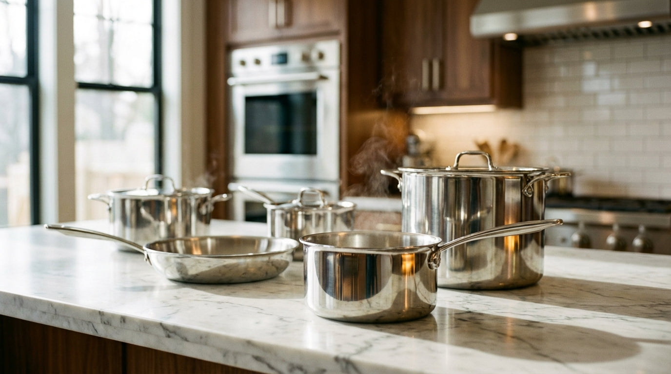Non-Toxic Stainless Pots That Outlive Your Lease