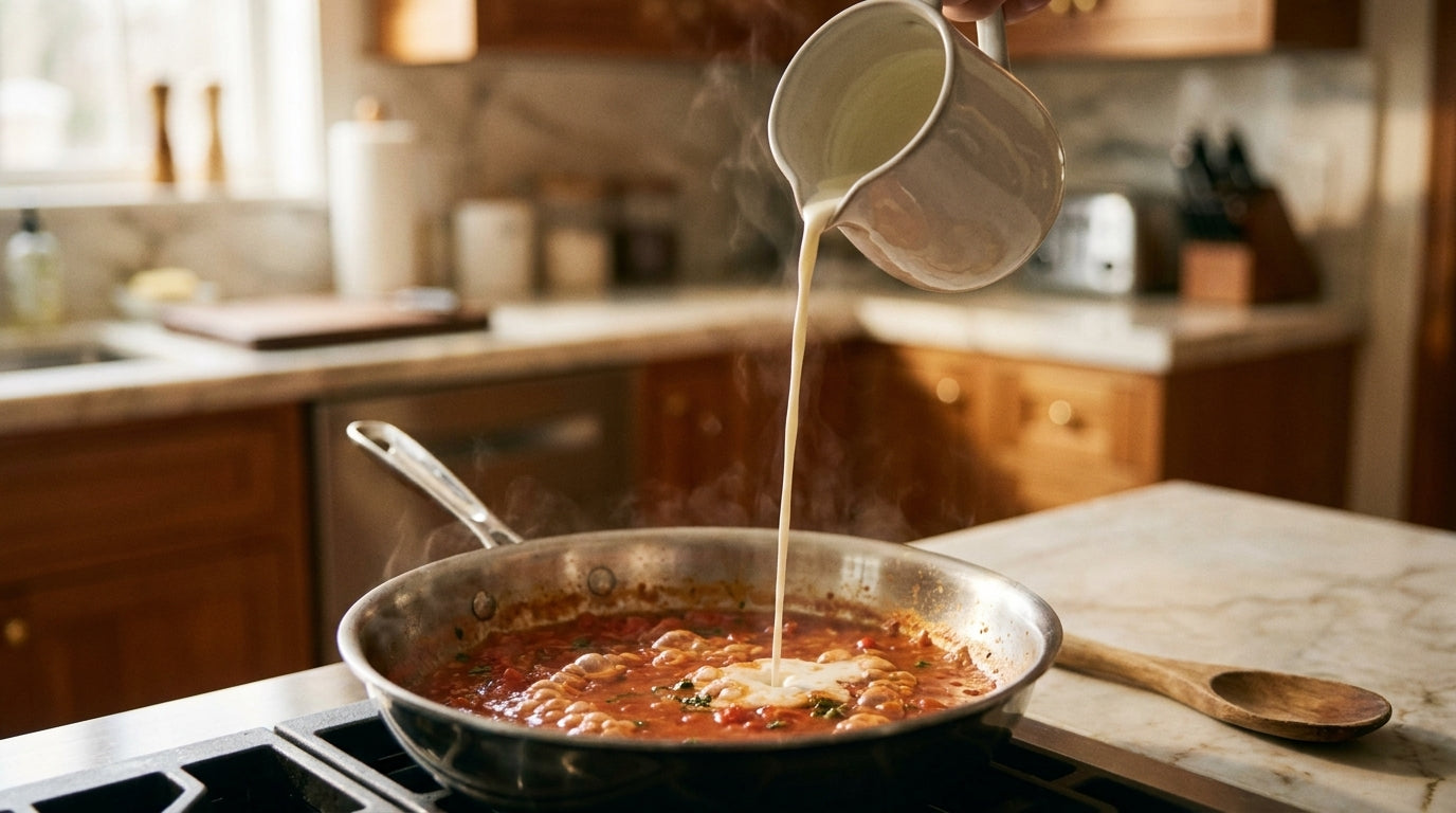 Can You Use Half-and-Half Instead of Heavy Cream in Steam Sauces?