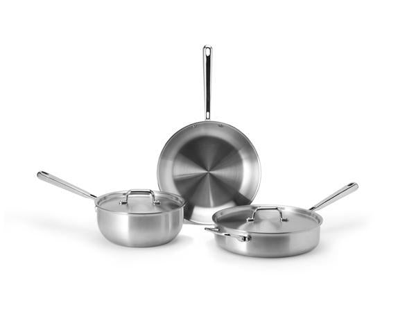 Cookware sets: Misen starter multi-ply stainless steel cookware set