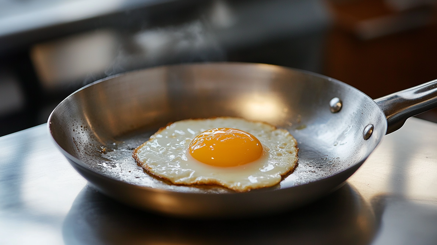 How To Cook Eggs On A Stainless Steel Pan | Misen