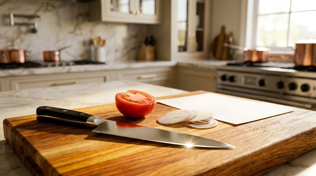 Is Your Chef Knife Sharp Enough? The 3-Test Method