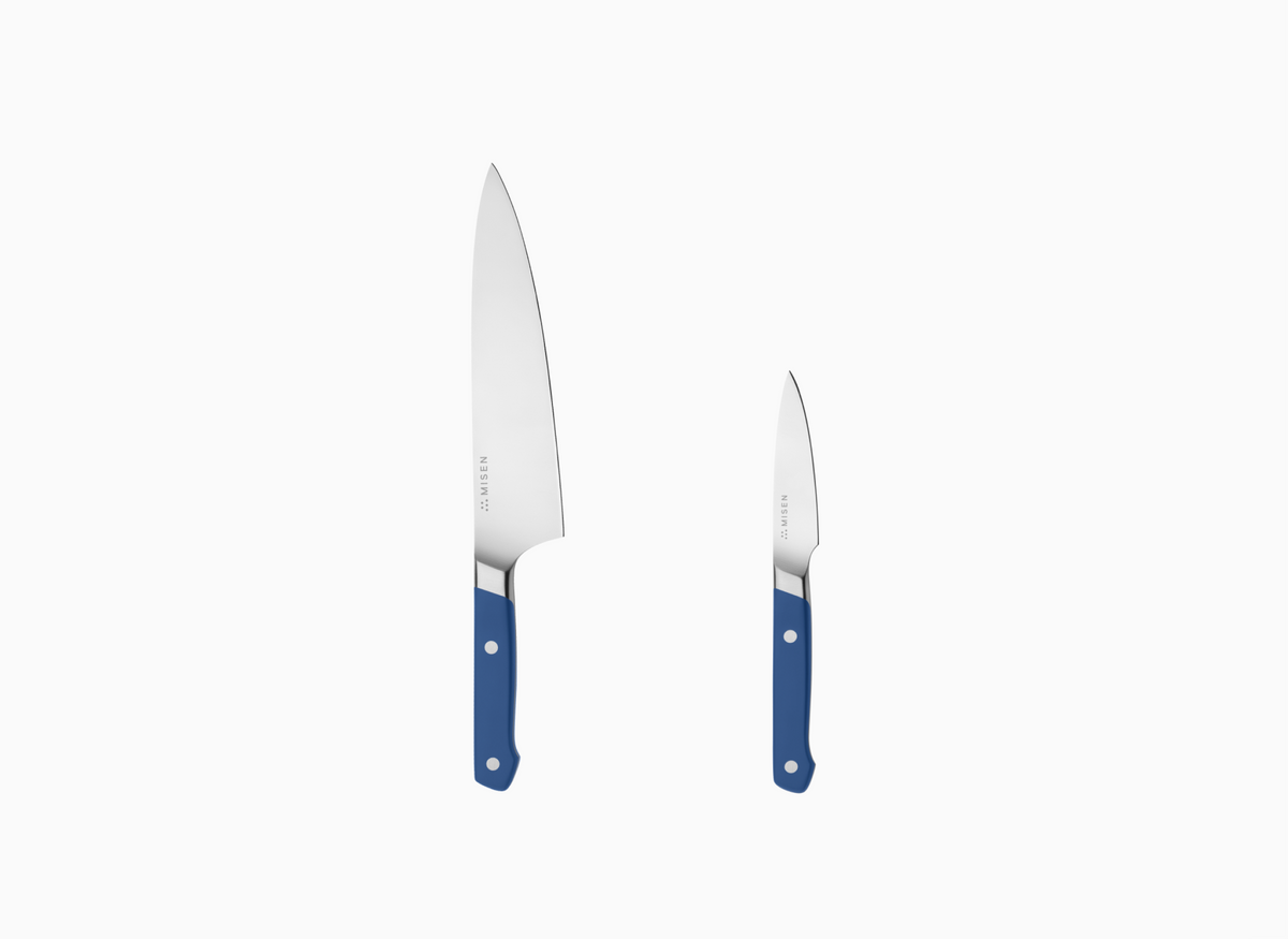 2-Piece Misen Knife Set in blue