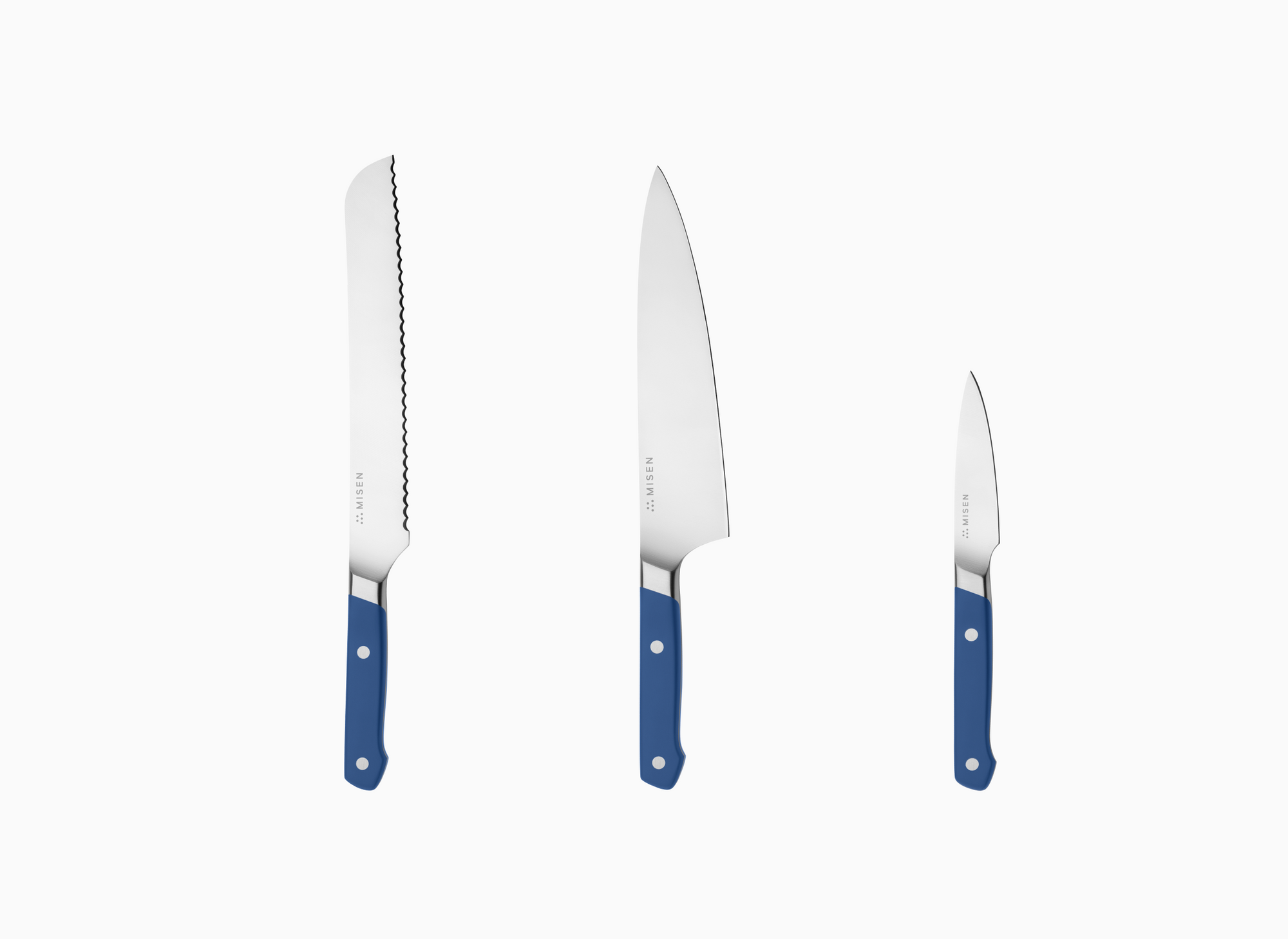 Blue 3 Piece Knife Set for Culinary Excellence | Misen