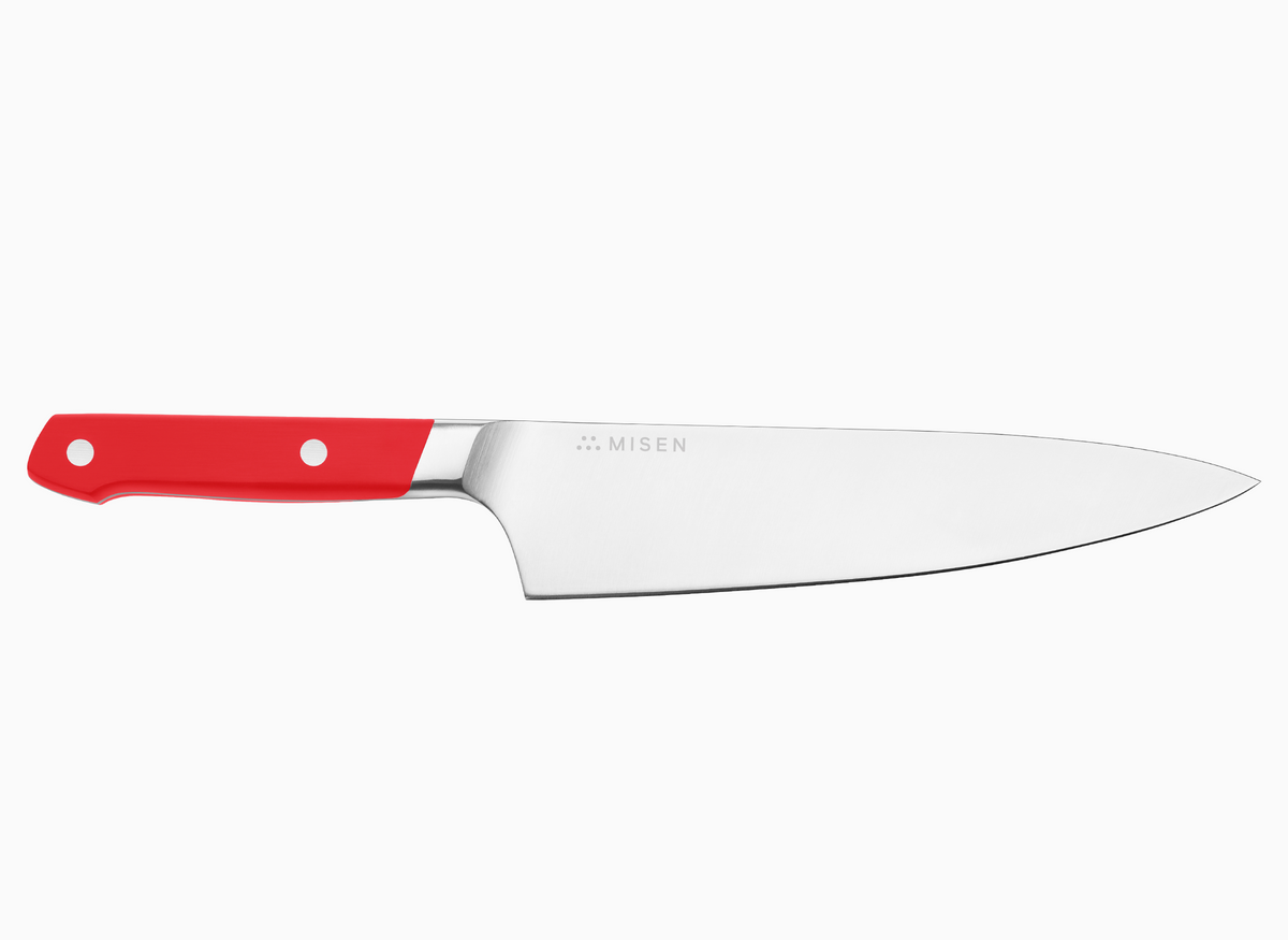 Misen Chef's Knife in red