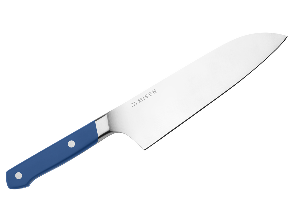 Misen Santoku Knife in blue