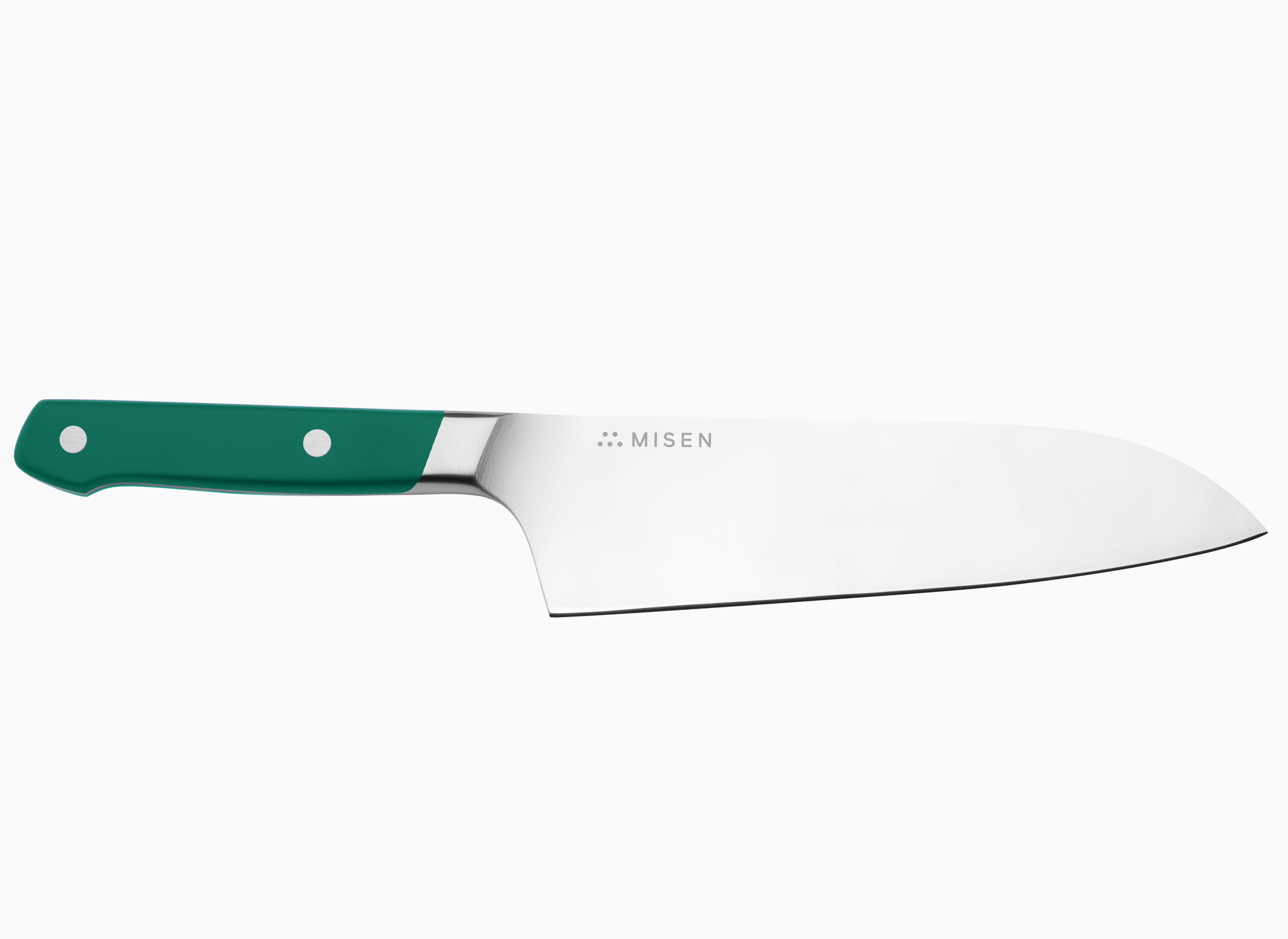 Misen Santoku Knife in green