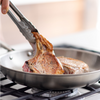 Stainless stainless steel can be used for everyday dishes and is considered the most versatile piece of cookware.