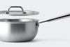 Alternating layers of high-grade stainless steel and aluminum make the Misen Saucier the perfect cookware.