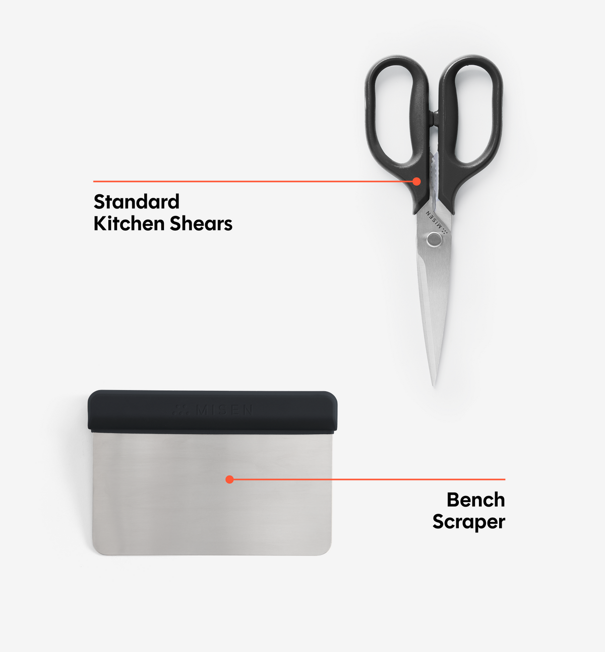 11-Piece Knife Set (ACUTO440) - Black