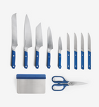 11-Piece Knife Set (ACUTO440) - Blue
