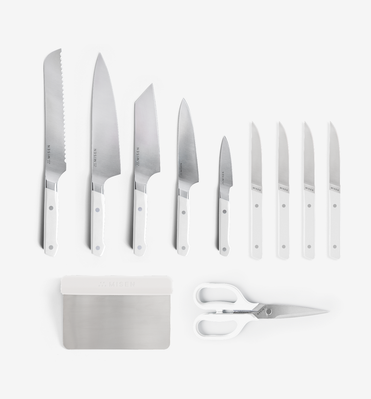 11-Piece Knife Set (ACUTO440) - White