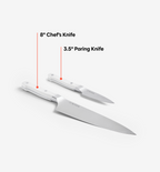 2-Piece Knife Set (ACUTO440) - White