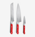 3-Piece Knife Set (ACUTO440) - Red