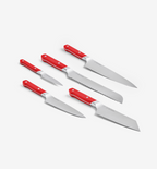 5-Piece Knife Set (ACUTO440) - Red