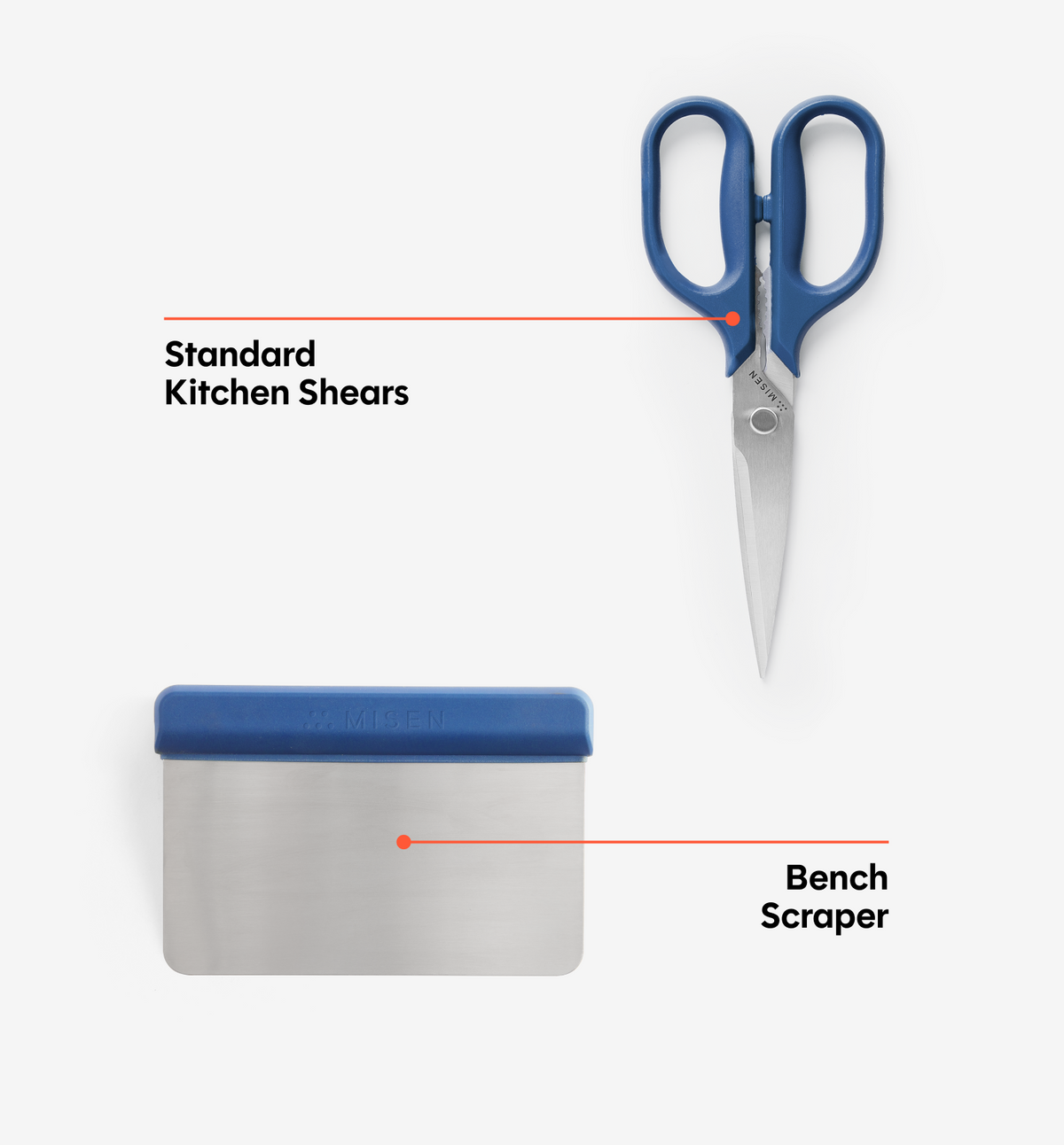 7-Piece Knife Set (ACUTO440) - Blue