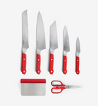 7-Piece Knife Set (ACUTO440) - Red