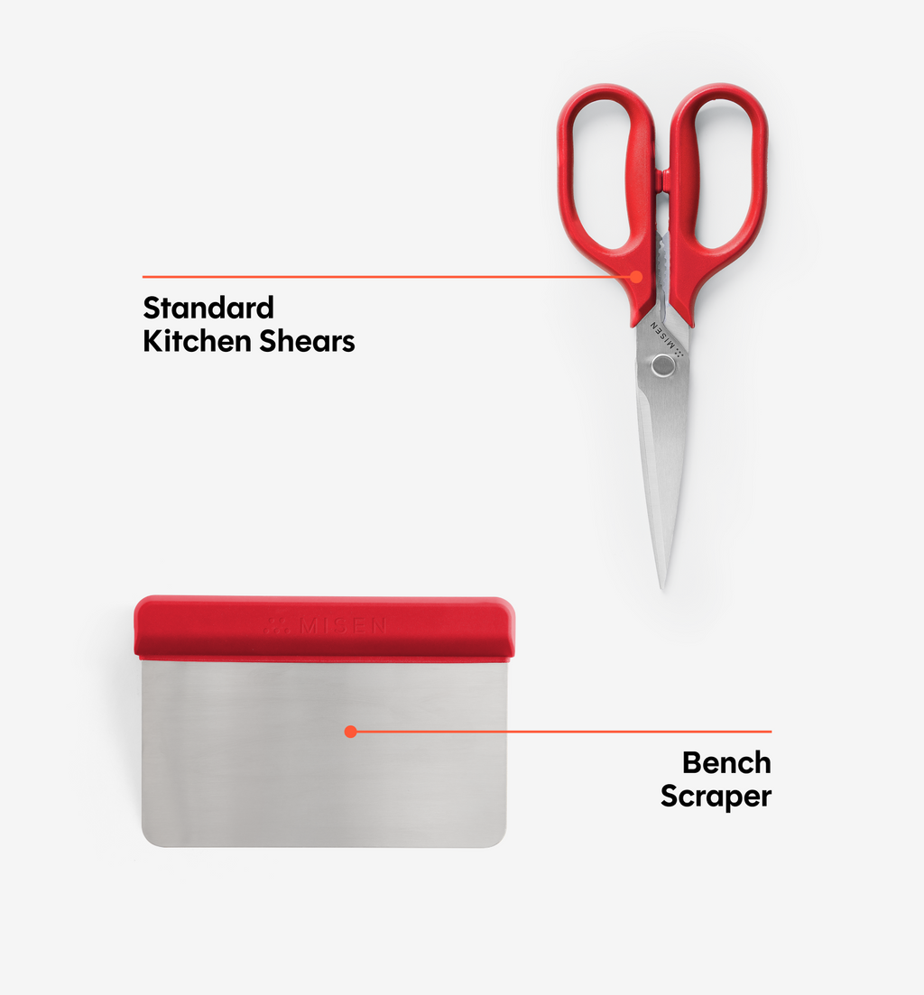 7-Piece Knife Set (ACUTO440) - Red
