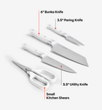 Mini Knife Set (ACUTO440) - White