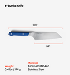 6" Bunka Knife (ACUTO440)