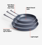 Carbon Nonstick™ Complete Set + Glass Lids