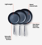 10" + 12" Carbon Nonstick™ Frying Pan