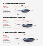 10" + 12" Carbon Nonstick™ Frying Pan