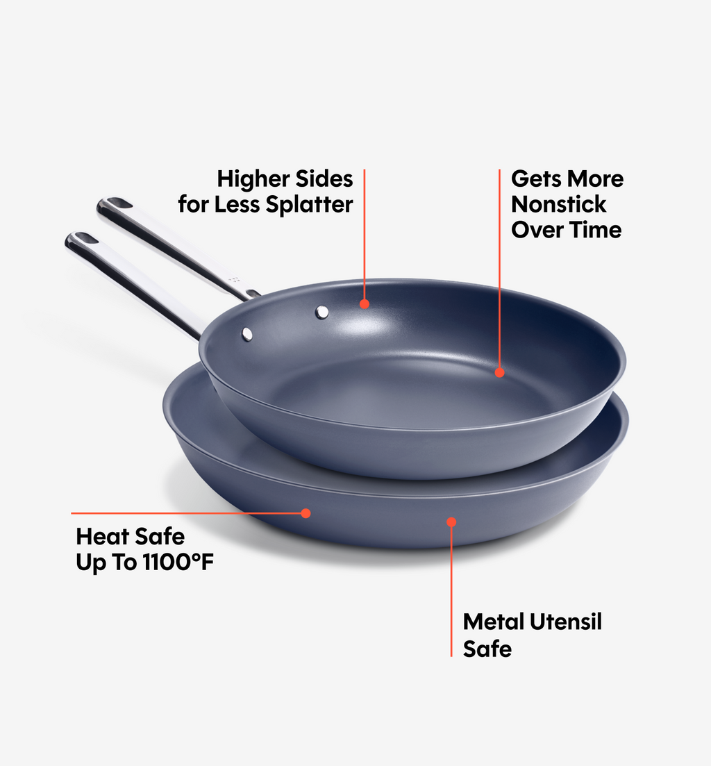 10" + 12" Deeper Carbon Nonstick™ Frying Pan