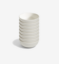 8-Piece Cereal Bowl Set – White in white porcelain
