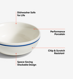 8-Piece Cereal Bowl Set - Blue