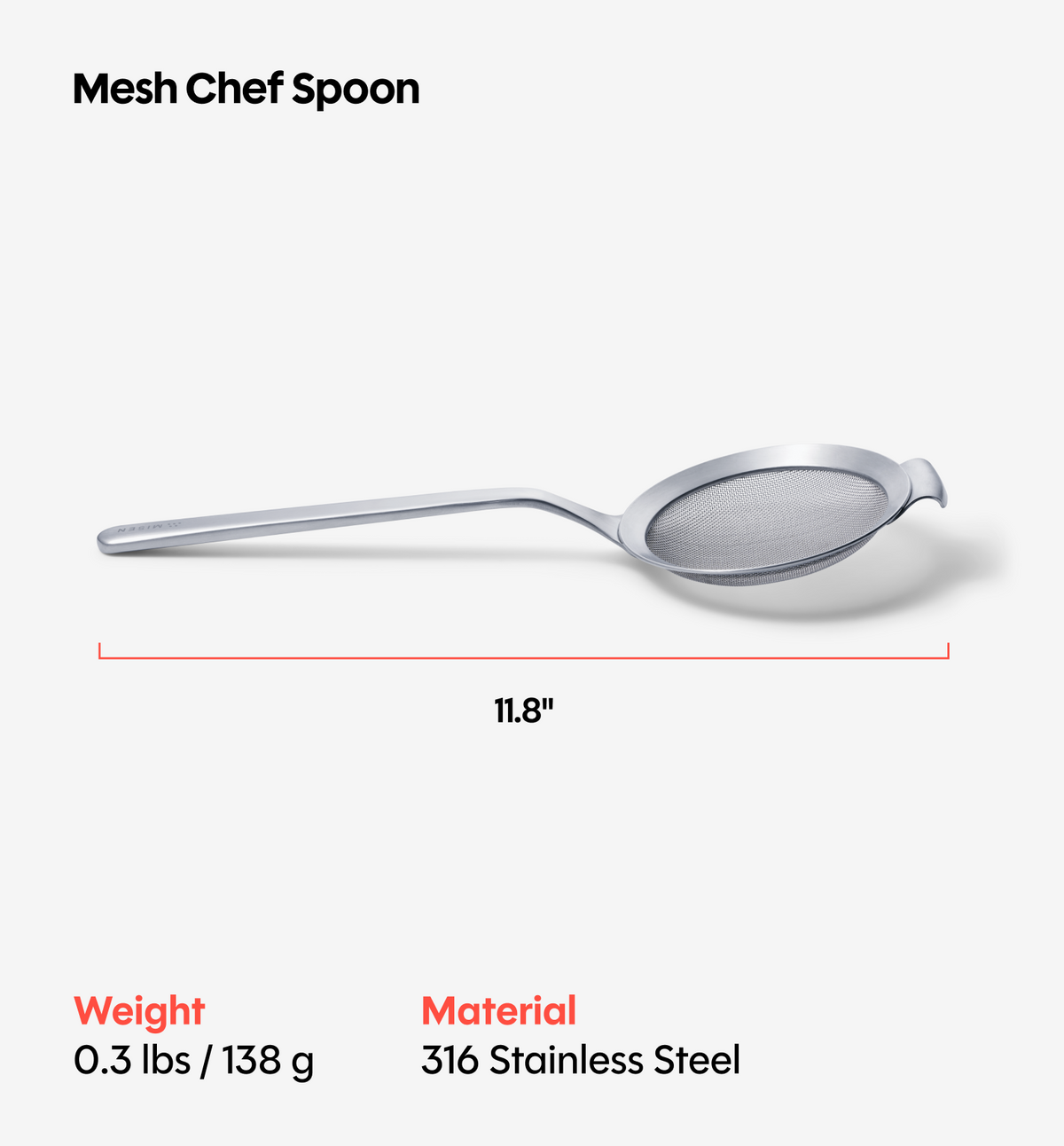 Mesh Chef Spoon