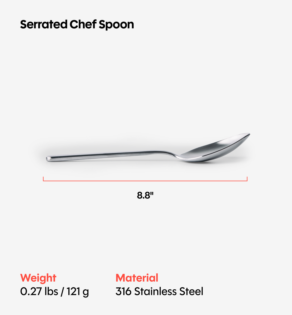 Serrated Chef Spoon