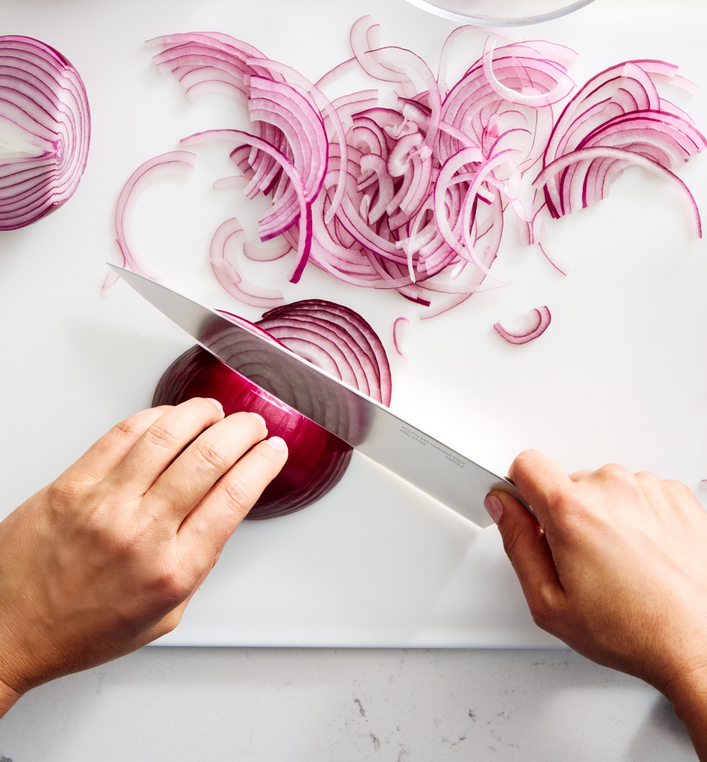 8" Chef's Knife (ACUTO440) - Red