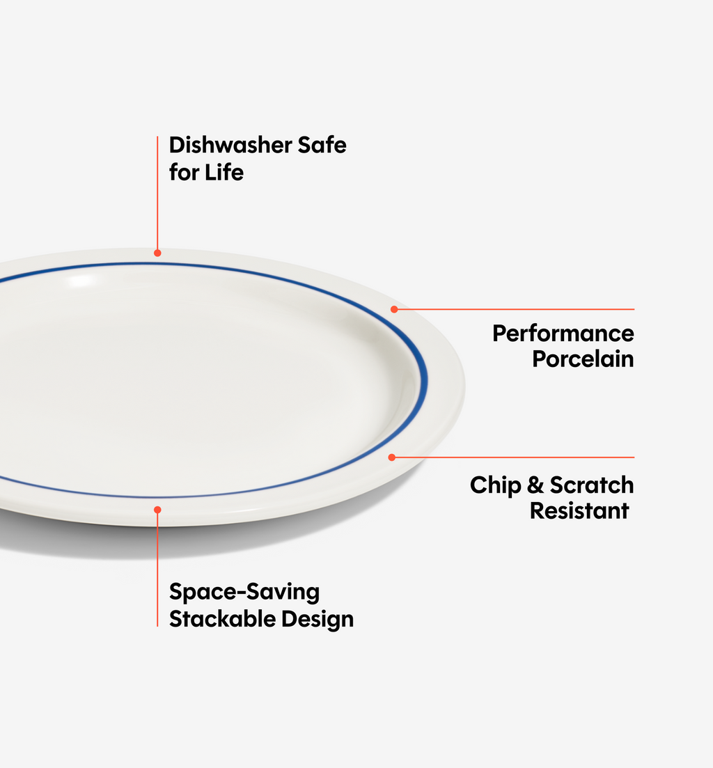 2-Piece Dinner Plate Set - Blue