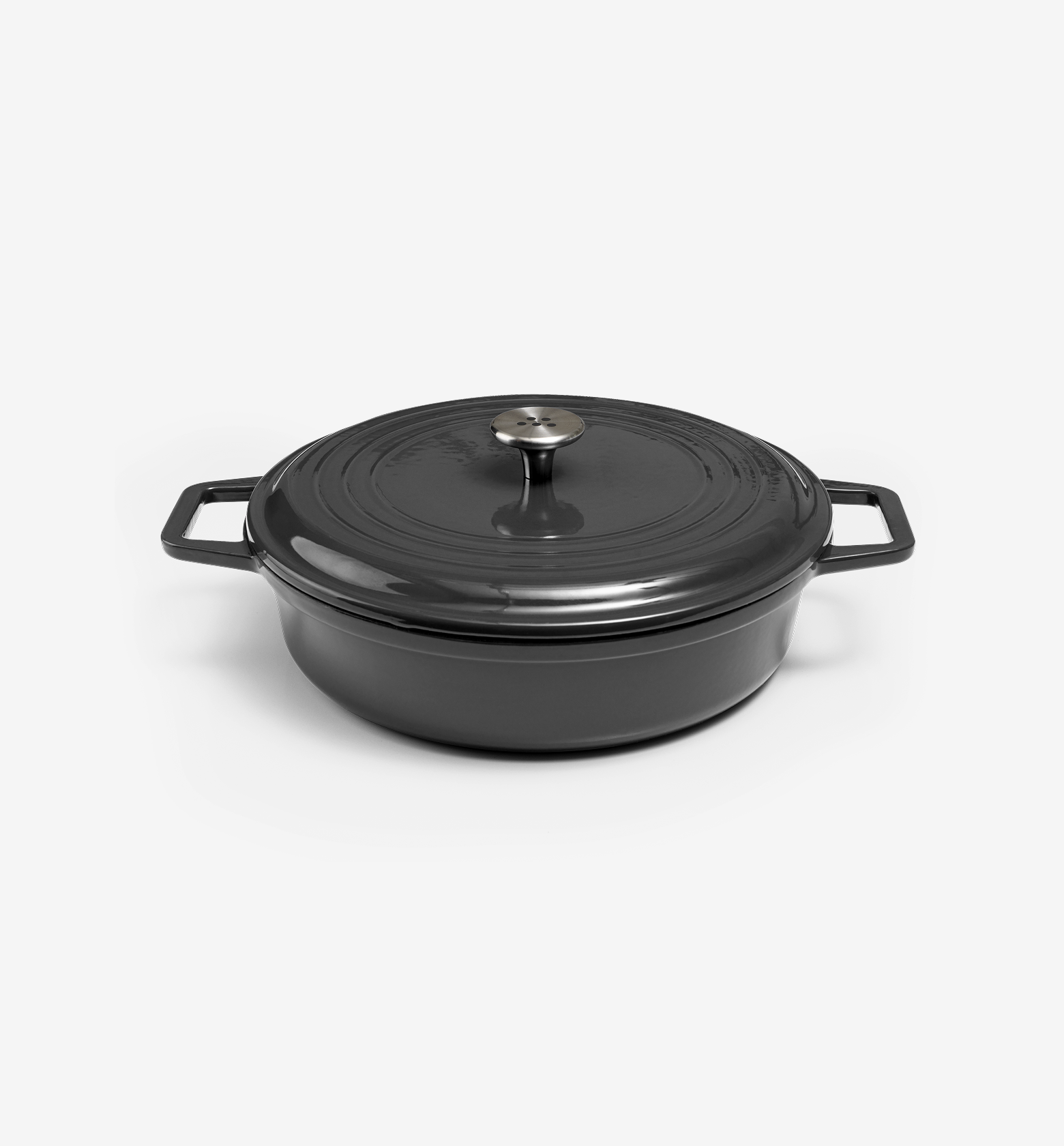 5.5 QT Enamel Cast Iron Braiser Final Sale