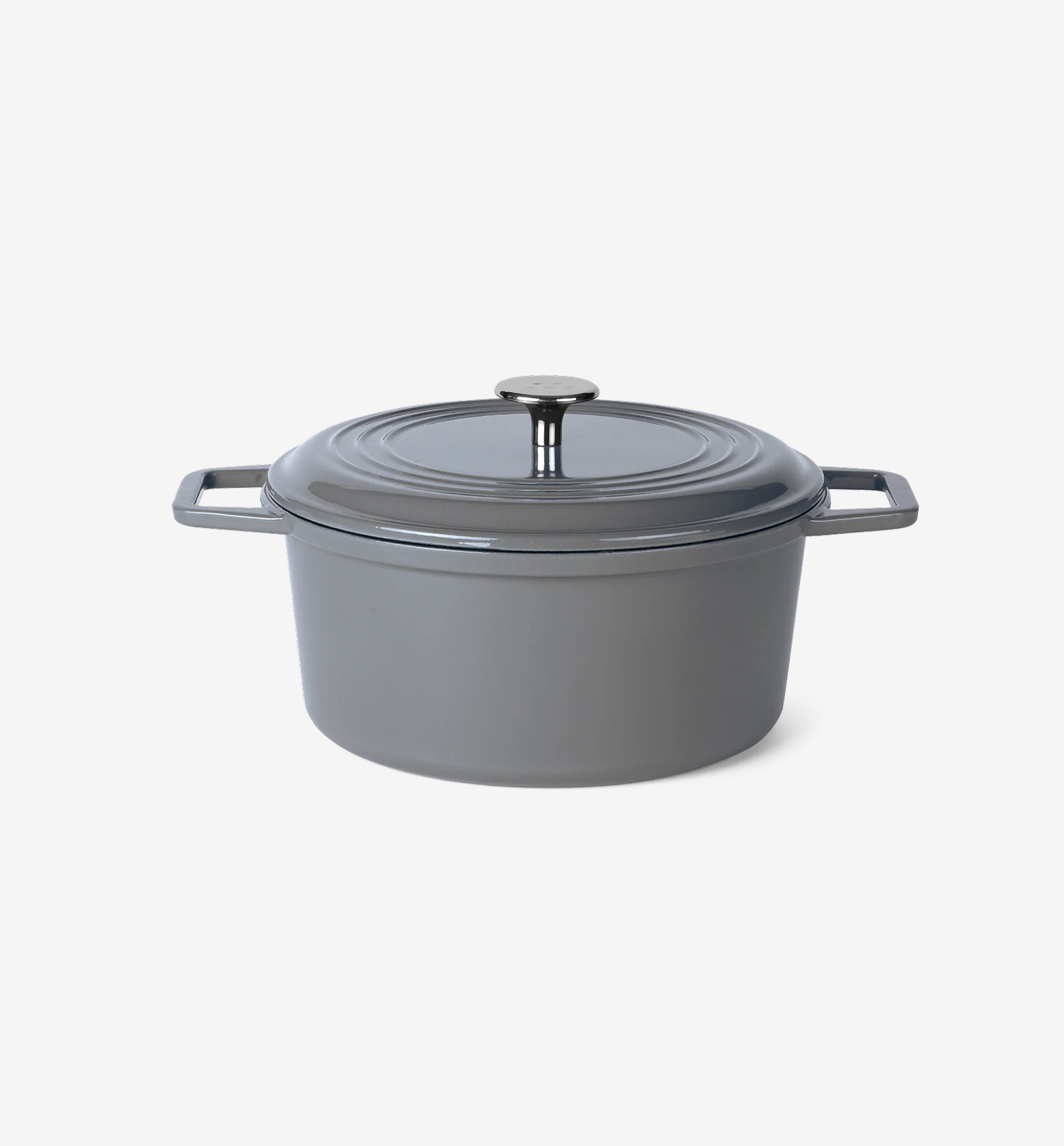7 QT Enamel Cast Iron Dutch Oven Classic Lid Final Sale