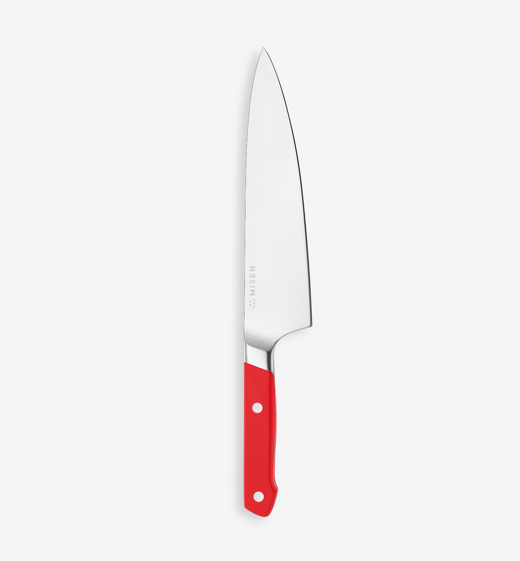 8" Chef's Knife (AUS-10) - Final Sale - Red