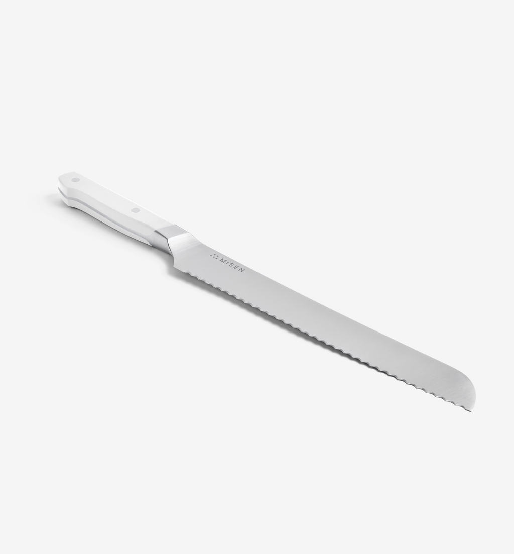 10" Serrated Knife (AUS-8) - Final Sale - White