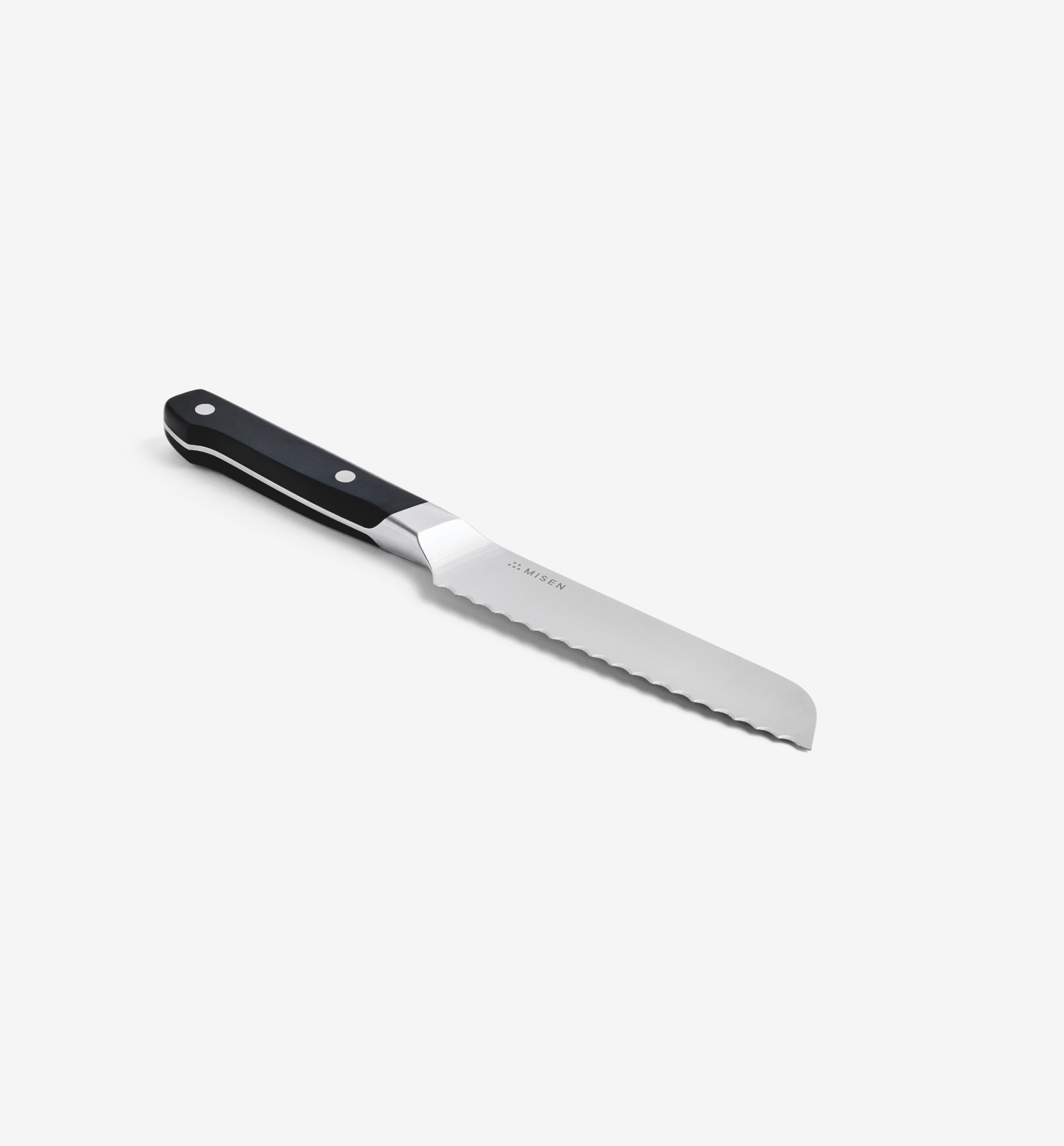 5" Serrated Knife (AUS-8) - Final Sale - Black